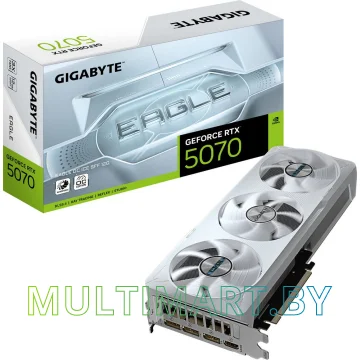 Видеокарта Gigabyte GeForce RTX 5070 Eagle OC Ice SFF 12GB GDDR7 (GV-N5070EAGLEOC ICE-12GD) картинка 10